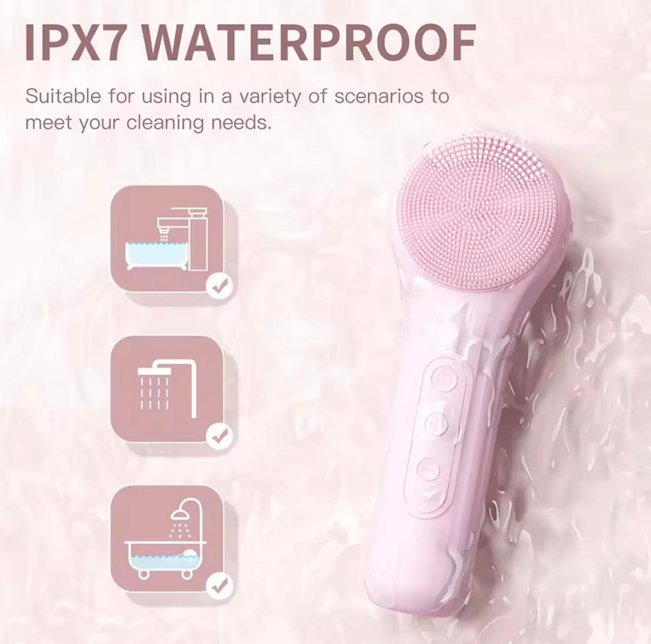Brosse Nettoyante Visage Électrique en Silicone – Nettoyage Profond & Peau Éclatante