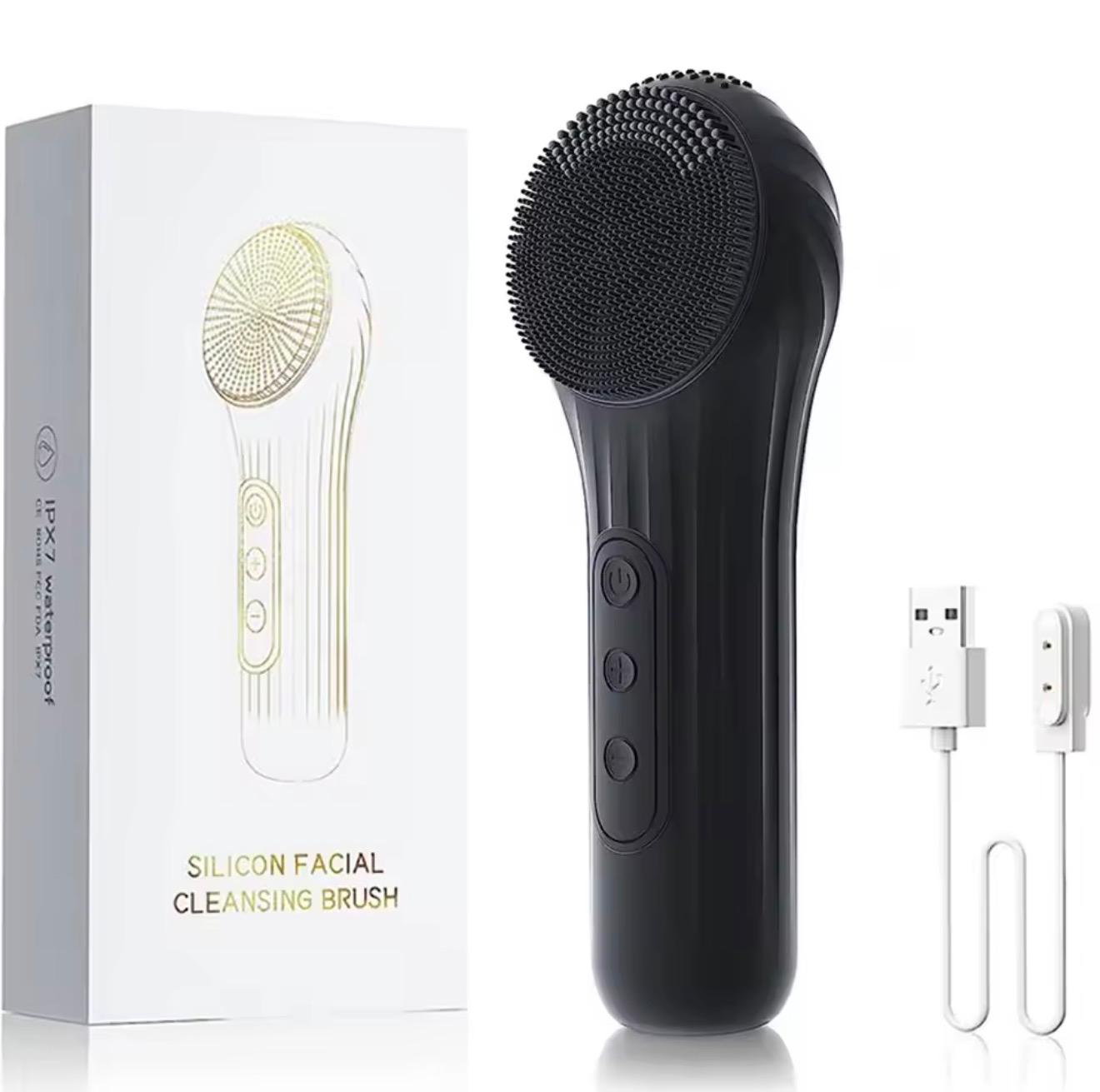 Brosse Nettoyante Visage Électrique en Silicone – Nettoyage Profond & Peau Éclatante