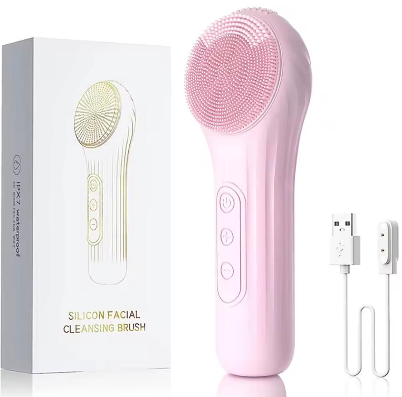 Brosse Nettoyante Visage Électrique en Silicone – Nettoyage Profond & Peau Éclatante