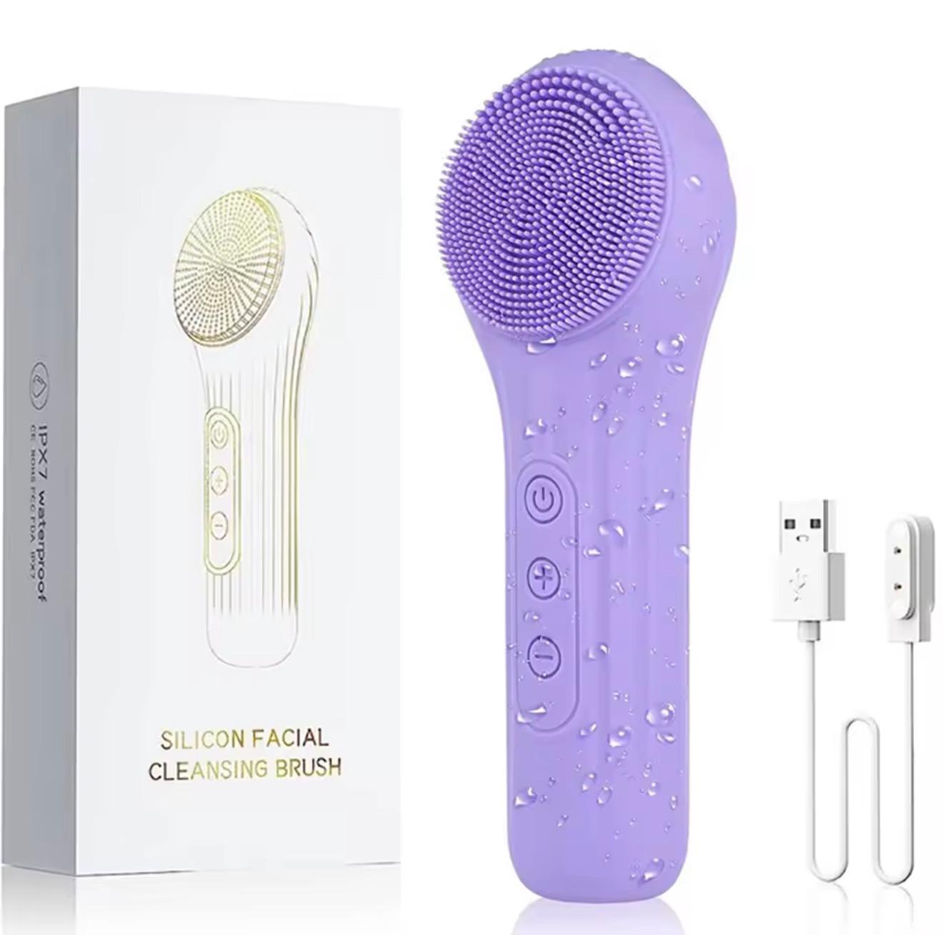 Brosse Nettoyante Visage Électrique en Silicone – Nettoyage Profond & Peau Éclatante